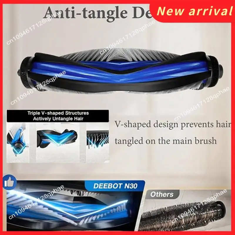 N89R 2 قطعة فرشاة رئيسية Forecovacs X8 Pro Omni ملحقات المكنسة الكهربائية أجزاء نظافة استبدال ملحقات المكنسة الأساسية