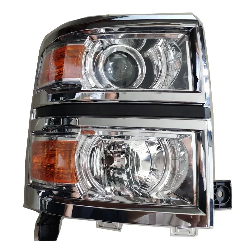 

Apply To Auto car Head light For Chevrolet silverado 2014 2015 Chrome projector headlights Head lamp