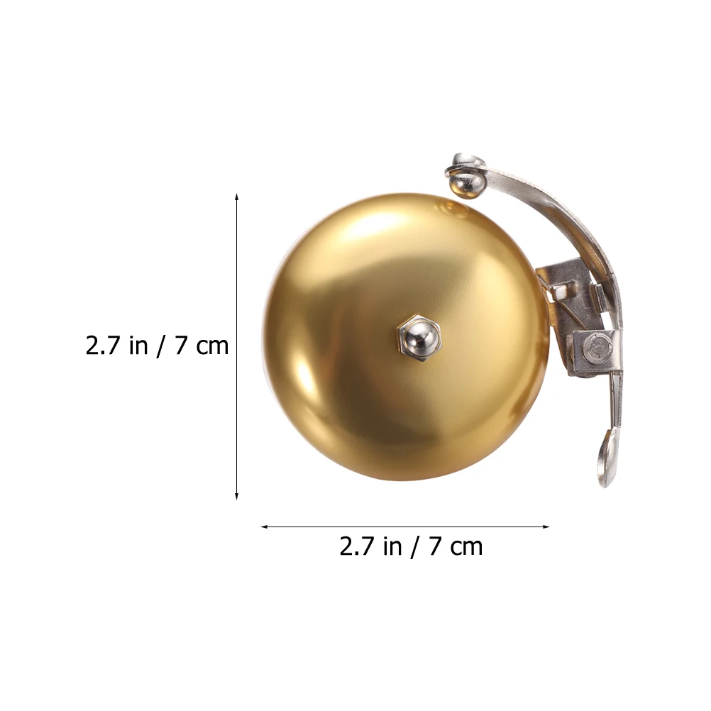

2pcs Bicycle Bell Mountain Bike Aluminum Alloy Safety Bell For Cycling Easy Installation Color Options Compatible Handlebars
