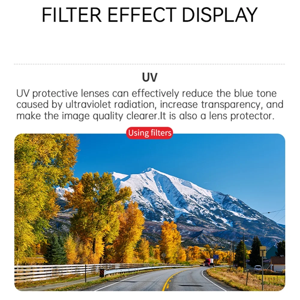 Avata2 Glass UV MRCUV CPL Star Night Lens Filter Protector Cap for DJI Avata 2 Drone