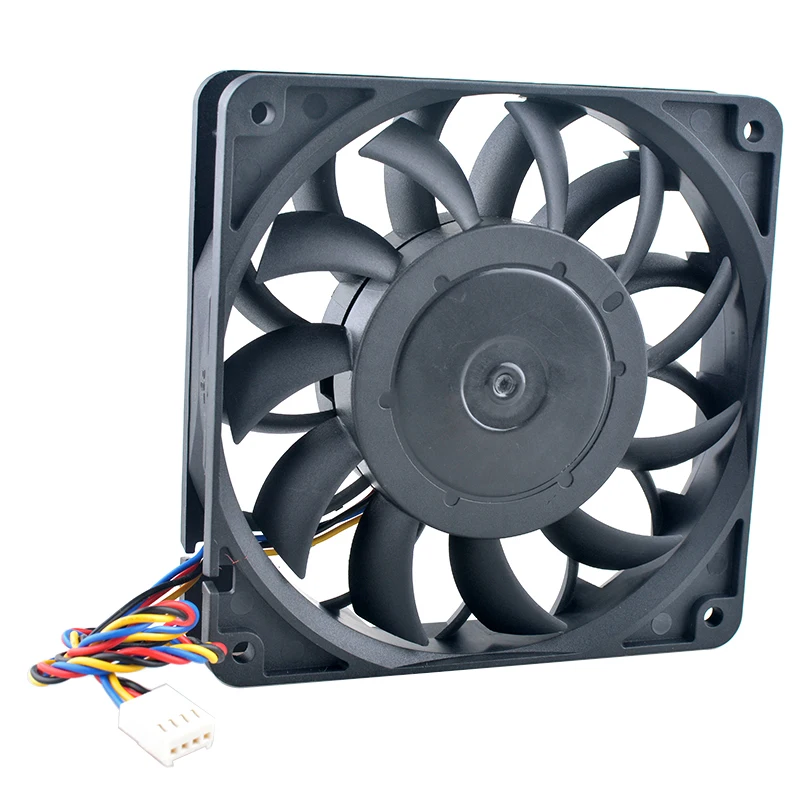 ANCHAOPU FFB1212SH 12cm 120mm fan 120x120x25mm DC12V 1.24A 4pin 3700rpm High speed cooling fan for server chassis CPU