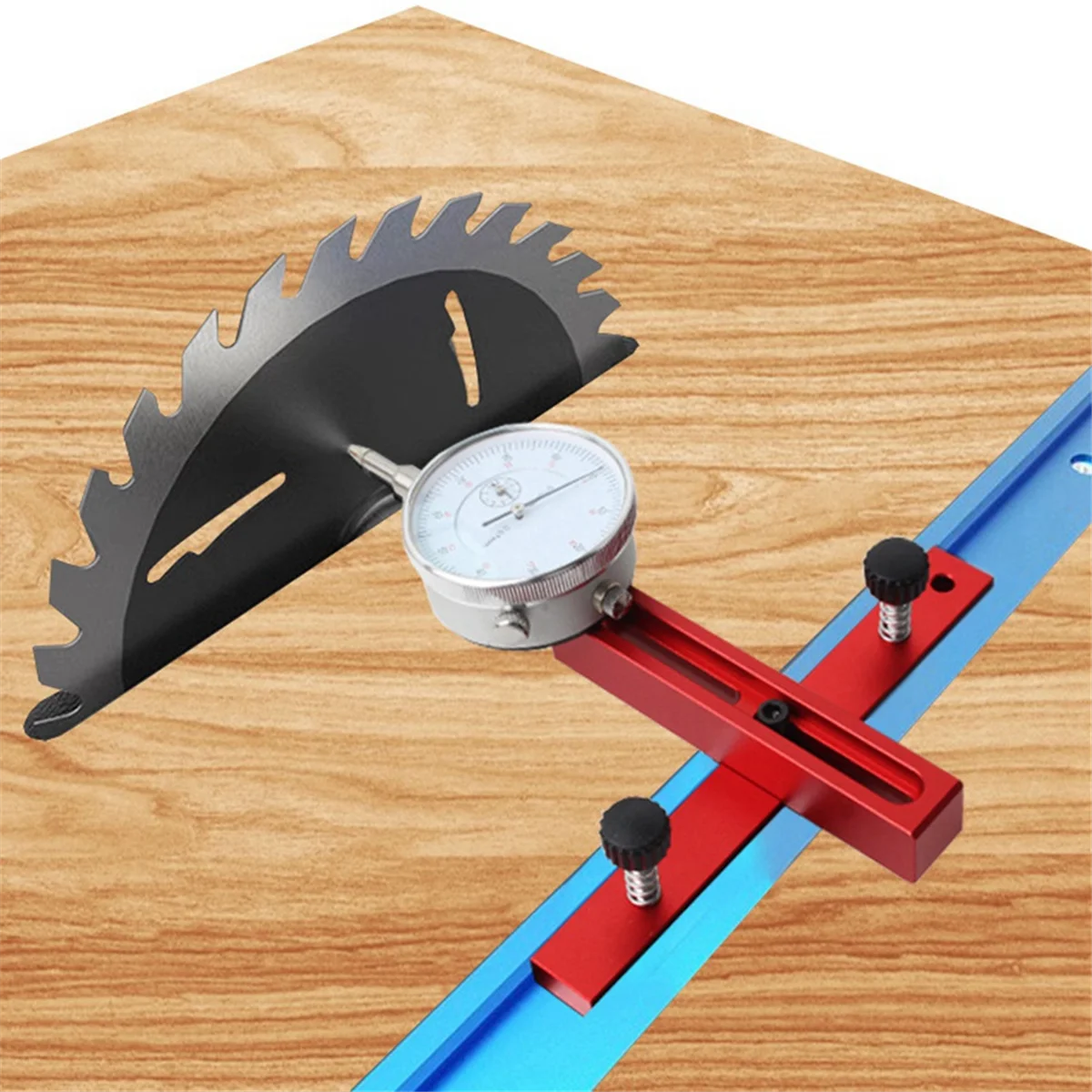 Long Table Saw Dial Indicator Corrector Parallelism Correction of Woodworking Table Saw Blade for Saw