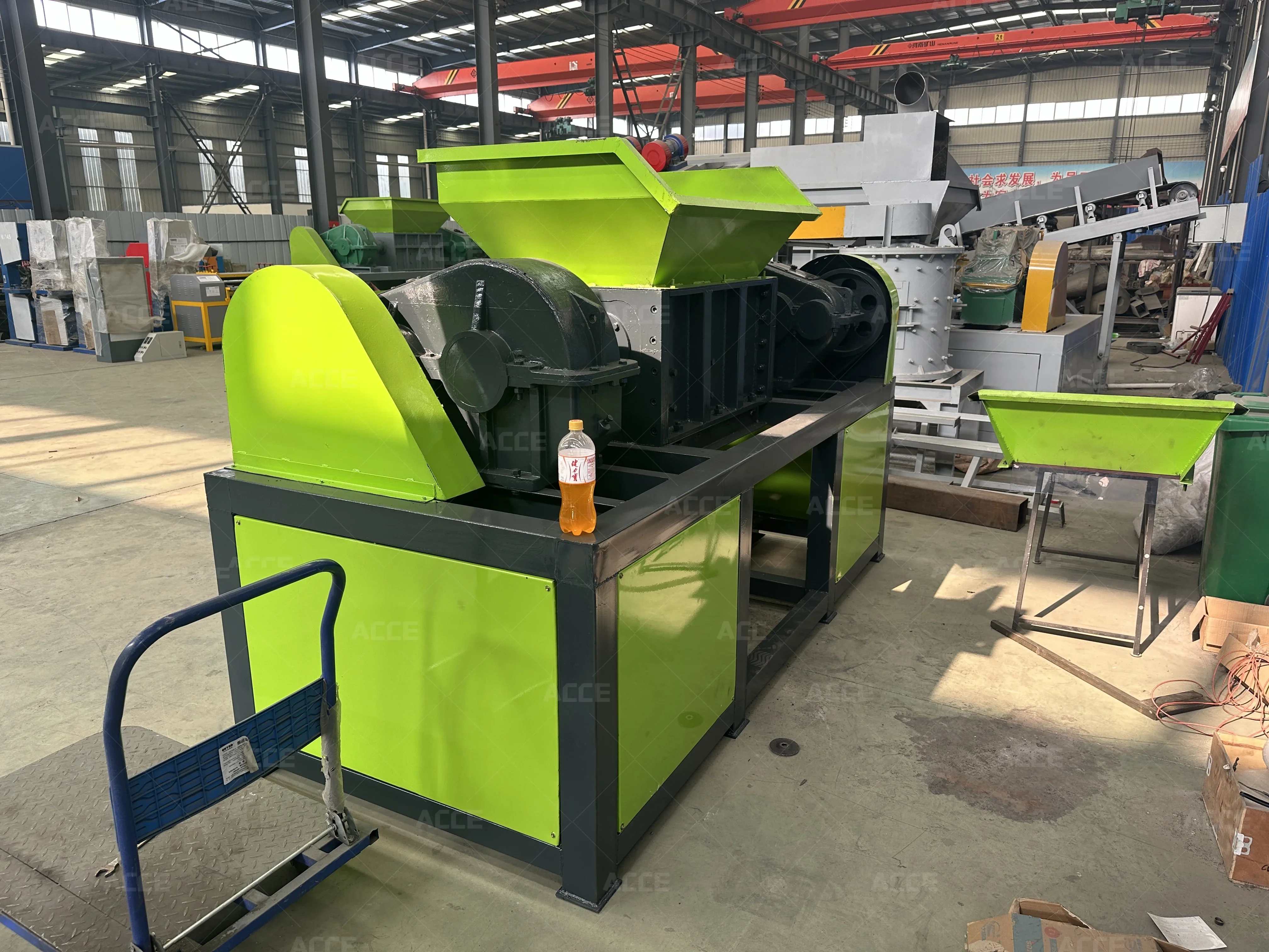 Ali Hot Sales Canada Market Metal Shredder Cardboard Shredder Machine Double Shaft Shredder Machine