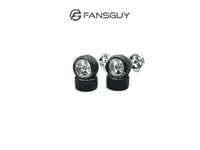 FANSGUY 1Set 10.80mm 1/64 Alloy Car Wheels Removable Tyre Dream Car SSC Series For Hot Wheel/Matchbox/Domeka