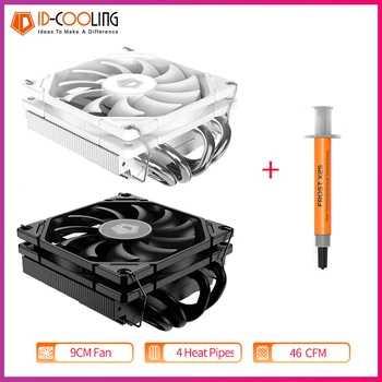 ID-cooling IS-40X V3 low profile air cooler radiator 4 heat pipes Processor CPU cooler for AM4 AM5 LAG1700/1200 cooling fan