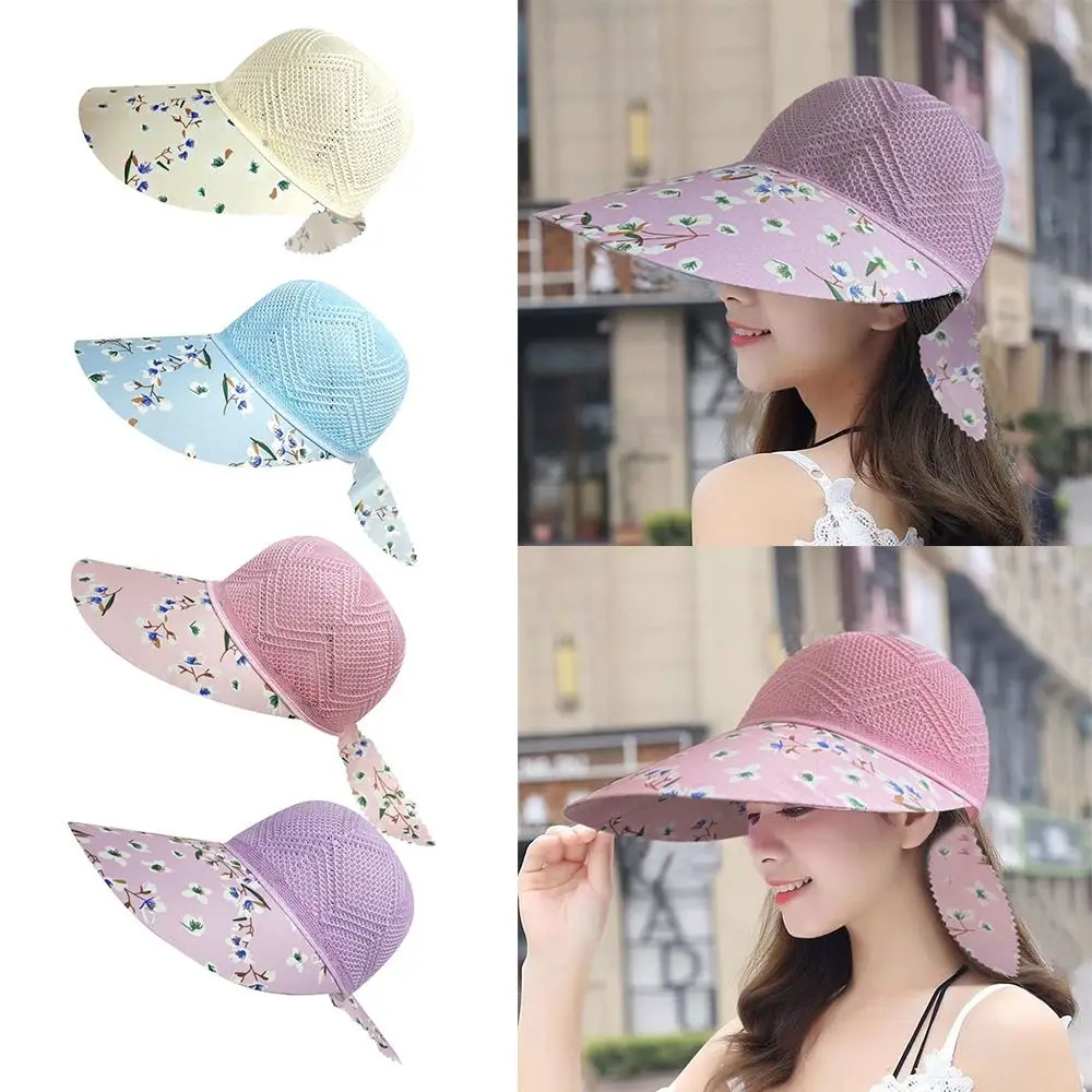 Straw Hat Beach Hat Mom Grandma Hat Breathable Sun UV Protection Sunshade Hat Wide Brim Sunscreen Fisherman Hat Spring Summer