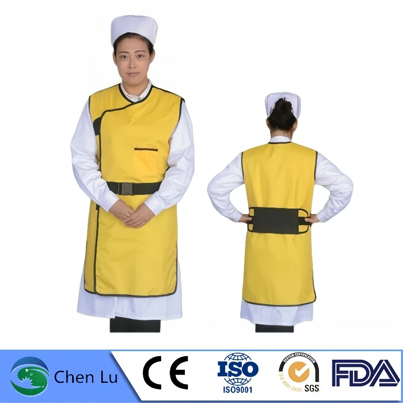 سترة احترافية للحماية من إشعاع جاما راي الأشعة السينية 0.35/0.5mmPb، مريلة رصاص فائقة النعومة للأشعة التداخلية للمستشفى