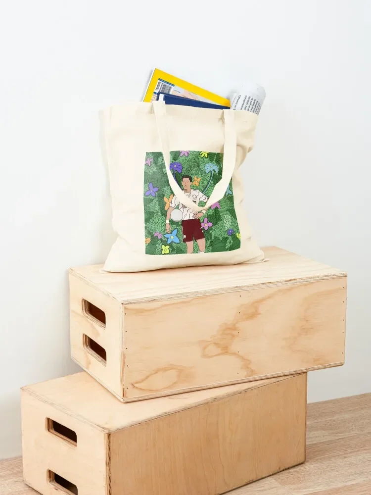 هيكتور وثلاثة آلاف أوراق حمل حقيبة كبيرة للنساء حقيبة يد قماش حمل أكياس التوصيل المجاني