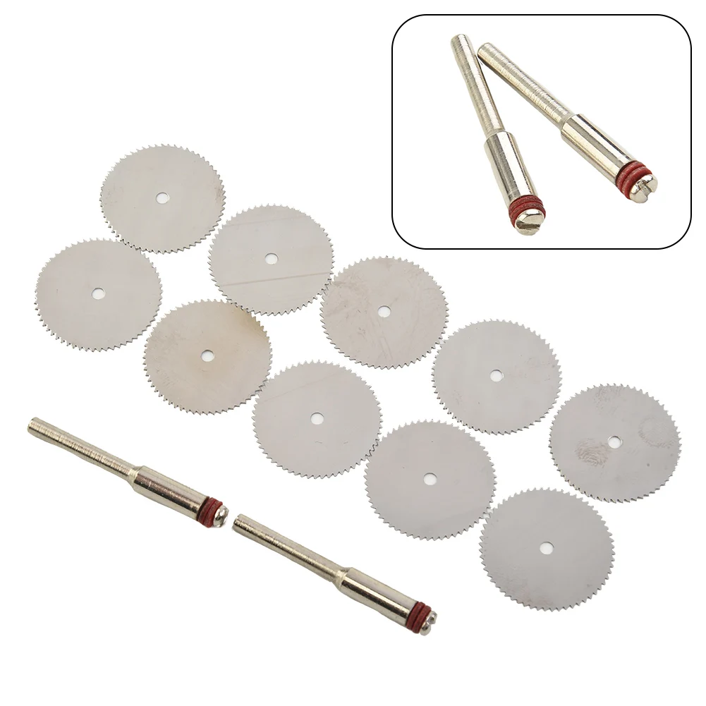 Plastic Laminate Aluminum Tools Saw Disc Oscillating Accessories Cutter Mini Circular Mandrel Wood 12pcs Set 22mm