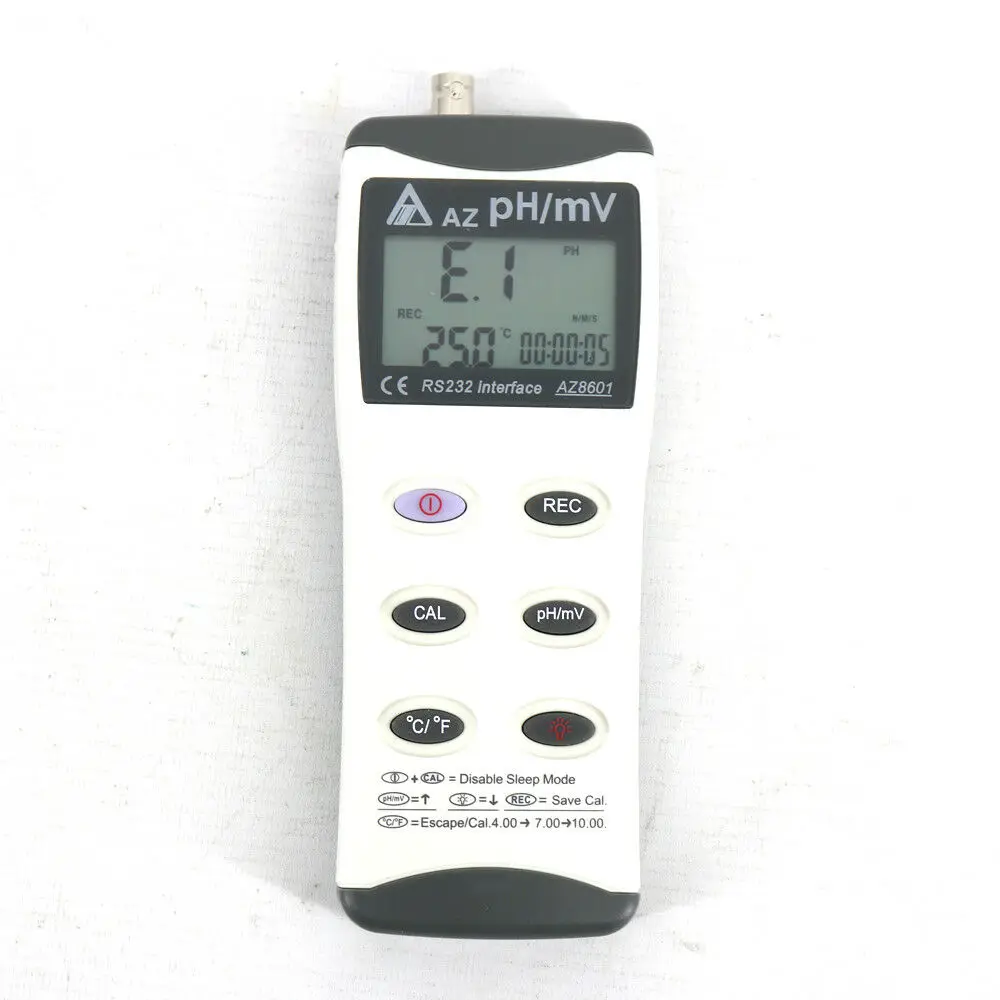 

AZ-8601 PH Meter Tester Range AZ8601 0.00 ~ 14.00 Portable Water Quality Tester