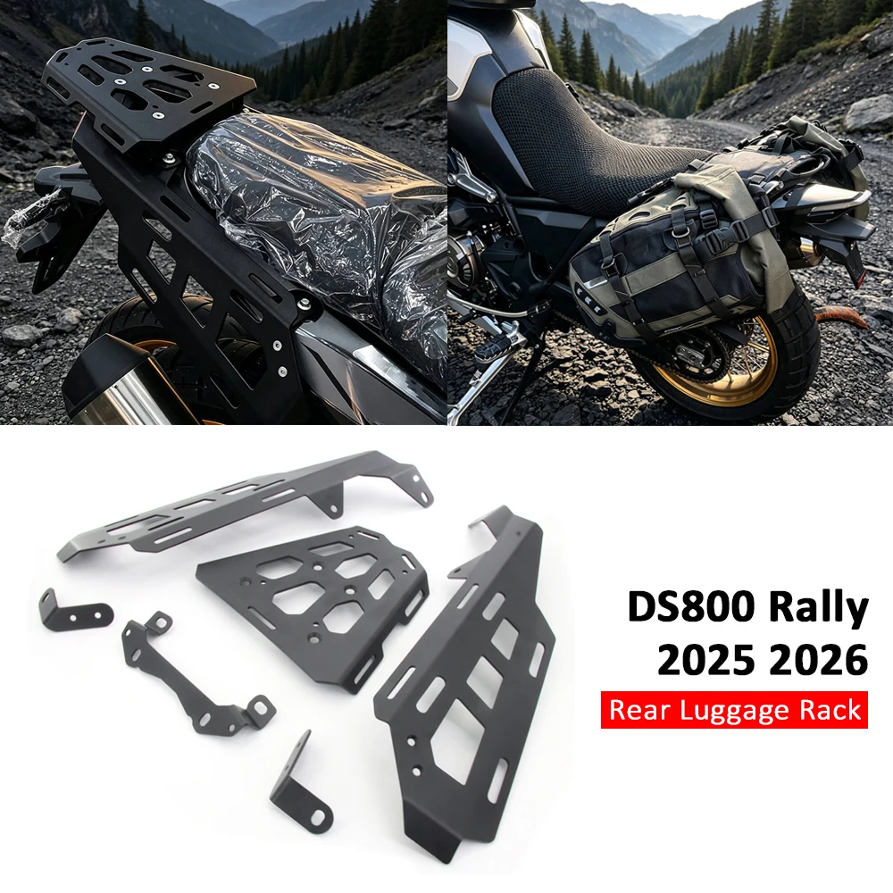 NEW DS800X RALLY Rear Rack Enlargement Carrier For VOGE DS800 DS 800 X Rally 2025-2026 Luggage Rack Kit