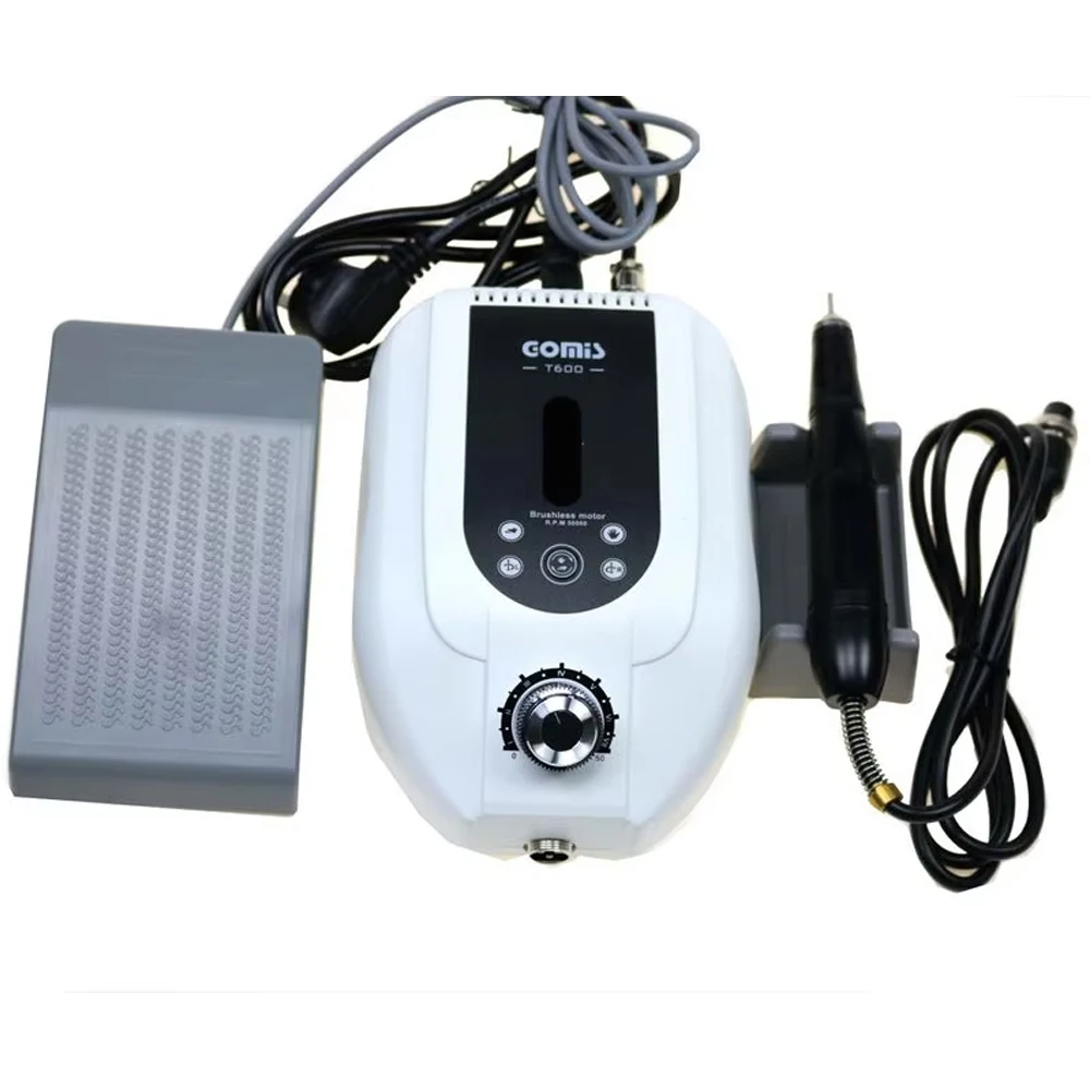 GOMIS-T600 Dental Lab Brushless Grinder Strong Electric Micromotor Machine Motor Handpiece for Polishing Sculpture Polisher