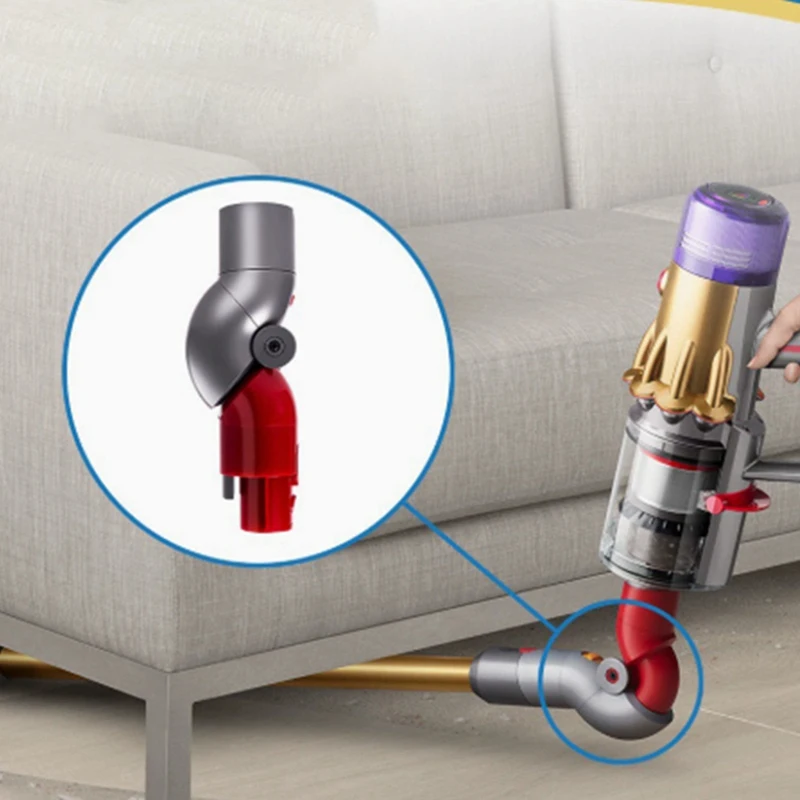Y48A Bottom and High-Reach Adapter for Dyson V7 V8 V10 V11 Vacuum Cleaners Accessories Low Angle Under Furniture
