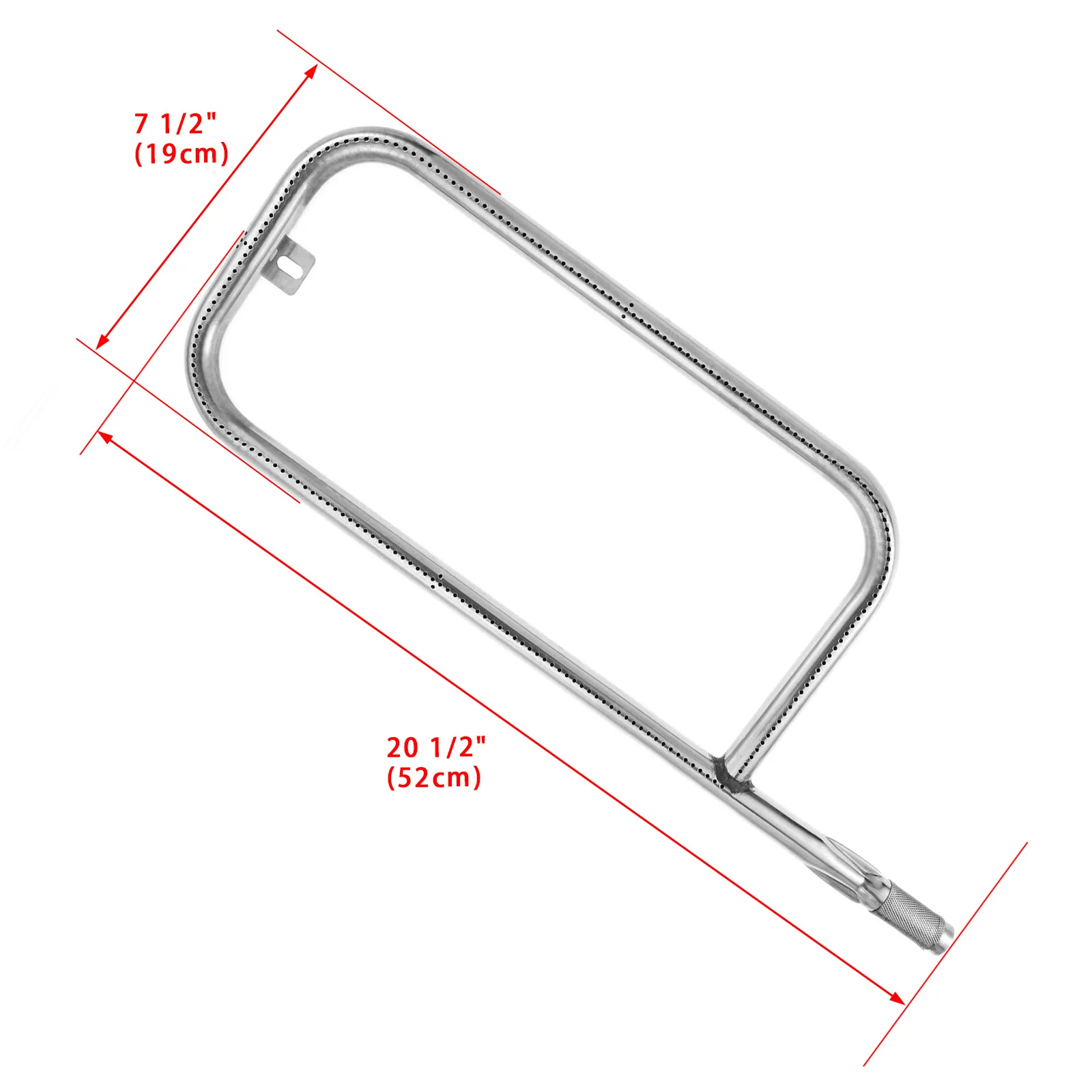 1Pc 41862 Grill Burner for Weber Q220 Q2000 Q2200 396000 396001 396002 566002 53060001 20.5 Inches Tube Pipe Kit Replacement