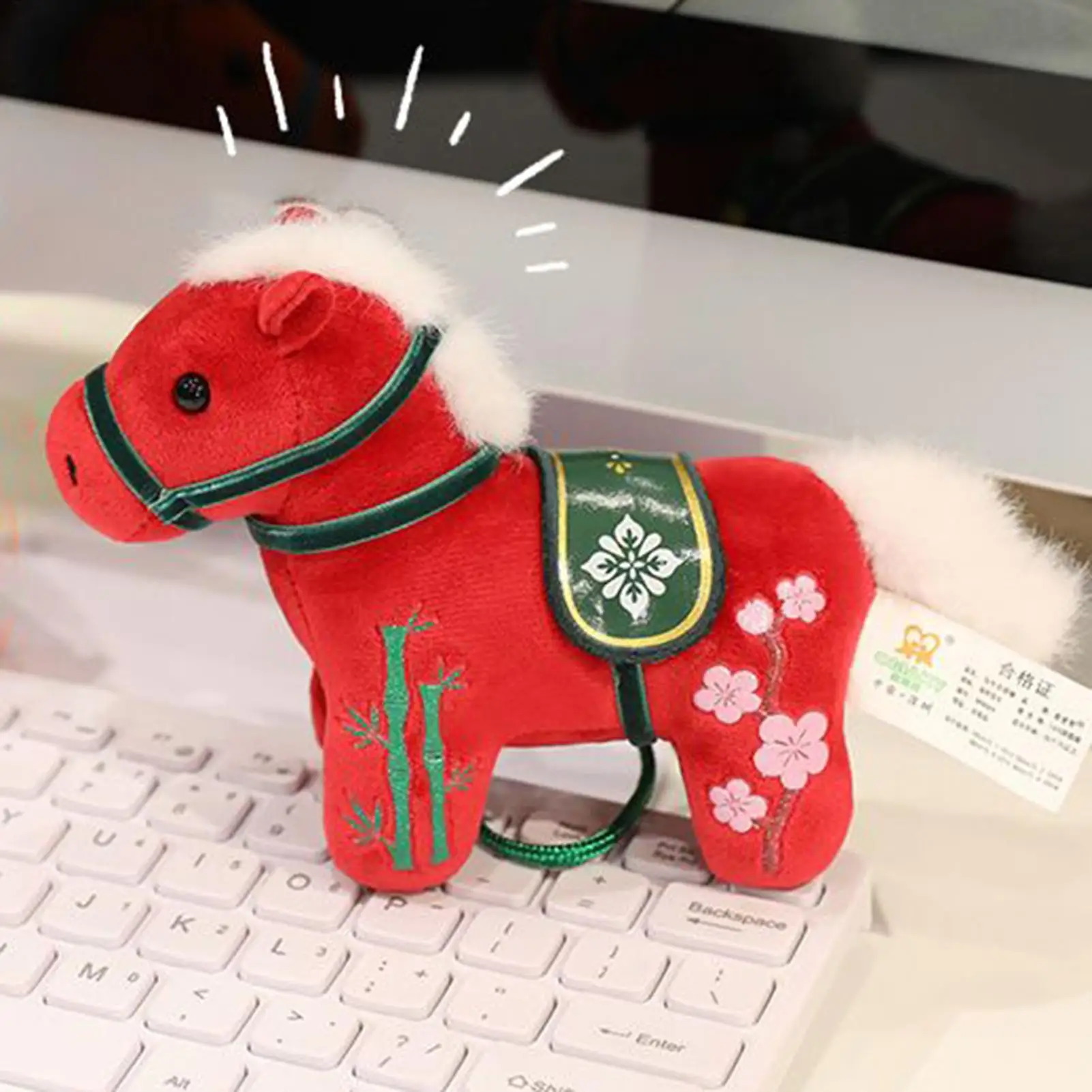 

2026 new Simulated Horse Plush Dolls Stuffed Animal High Quality Super Realistic Pony Plush Toys Birthday Gift For Children