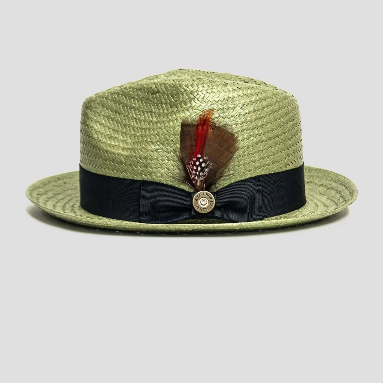 

55-58cm Handwoven Panama Fedora Hat | Fine Fino Weave Straw for Men & Women | Summer Sun UV Protection Hat