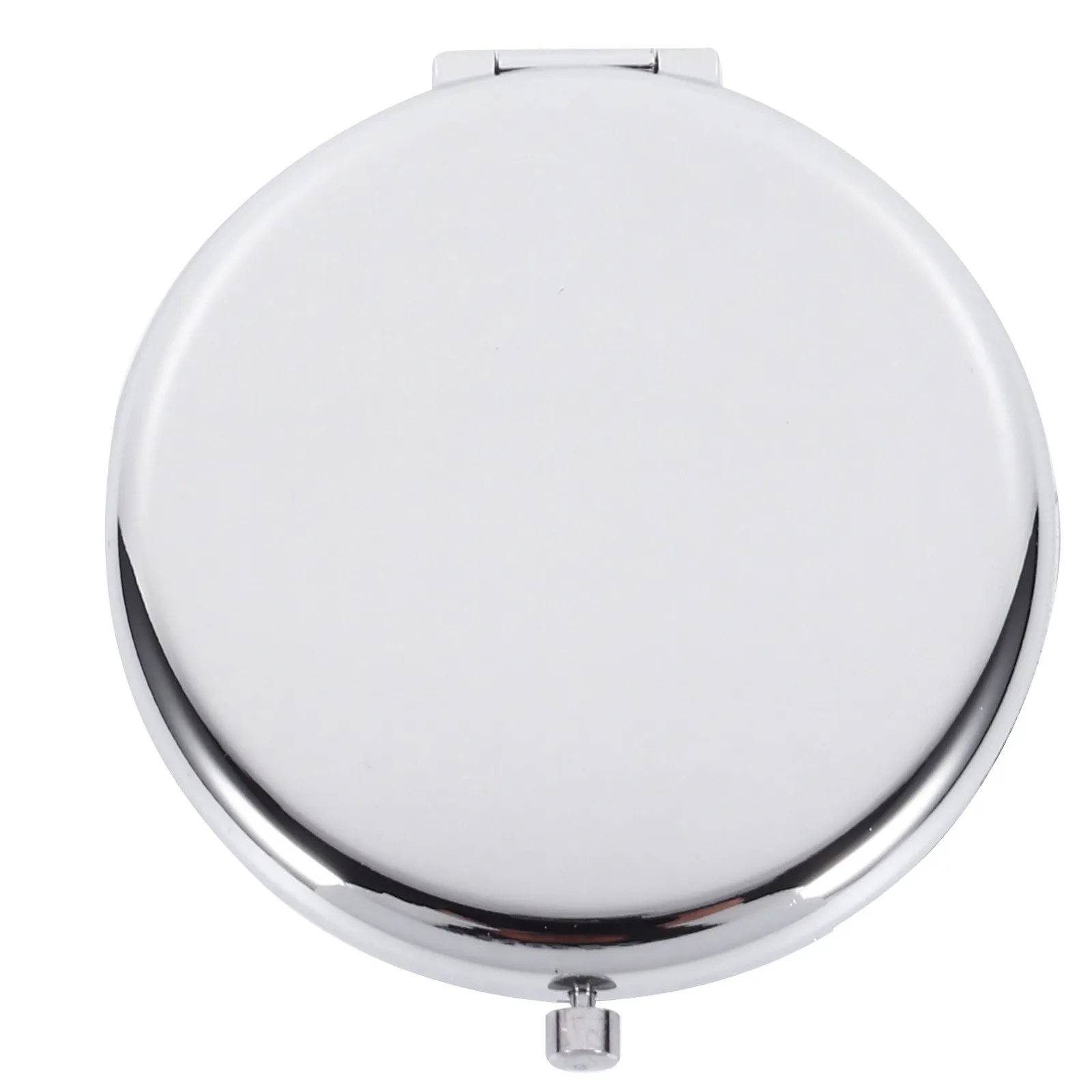 

1Pcs Metal Makeup Mirror Compact Foldable Dual-Sided Portable Pocket Mirror for Travel Hiking Business Trip Lightweight Round