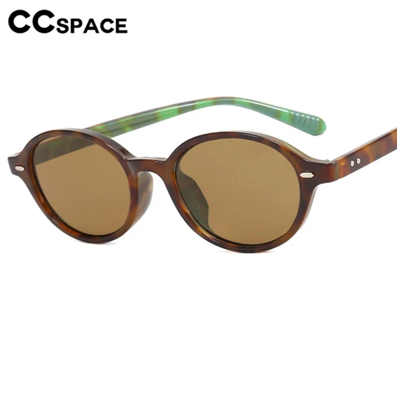 

Vintage Oval Small Frame Sunglasses Ladies Trendy Rivet Suneyeglass Outdoors Casual Sunscreen Black Glasses Vacation 300853