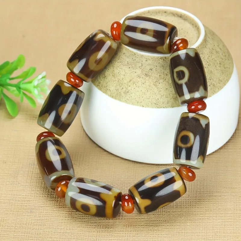 

Retro Style Natural Agate Bracelet, Retro Fashion Accessories, Ethnic Style Bracelet.