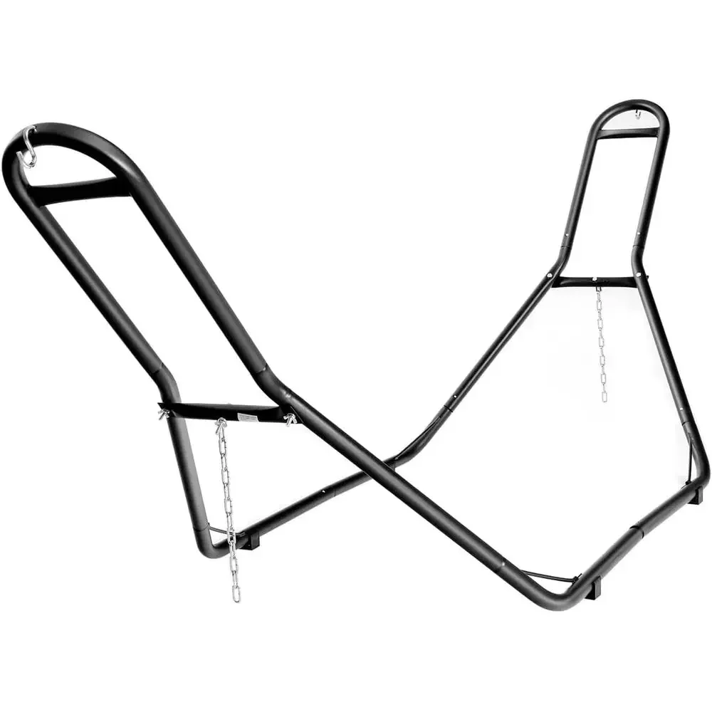 Adjustable 2-Person Hammock Stand for Indoor or Outdoor Use, Ideal for Garden, Yard, or Patio