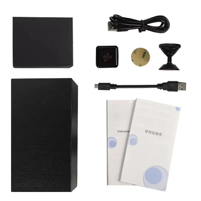 X6D المراقبة عن بعد الاستعداد الطويل واي فاي هوت سبوت خفيفة الوزن مرنة 1080P 4K الترا HD 150 درجة زاوية واسعة كاميرا صغيرة #6