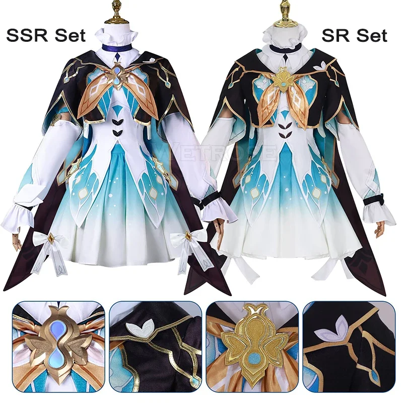 【Wetrose】 Firefly SSR Cosplay Costume Honkai Star Rail Hotaru Stellaron Hunters Sam Molten Knight Светлячок Set Wig Halloween