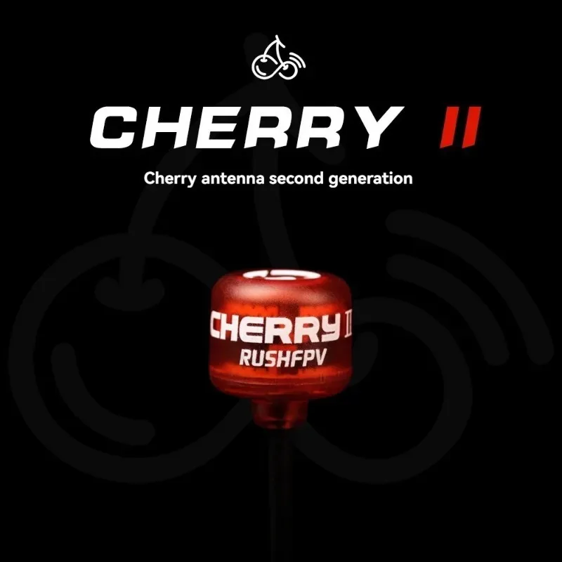 

RUSHFPV Cherry2Cherry2 Cherry Antenna Second Generation 5.8G LDS Circular Polarization FPV Racing Drone Antenna