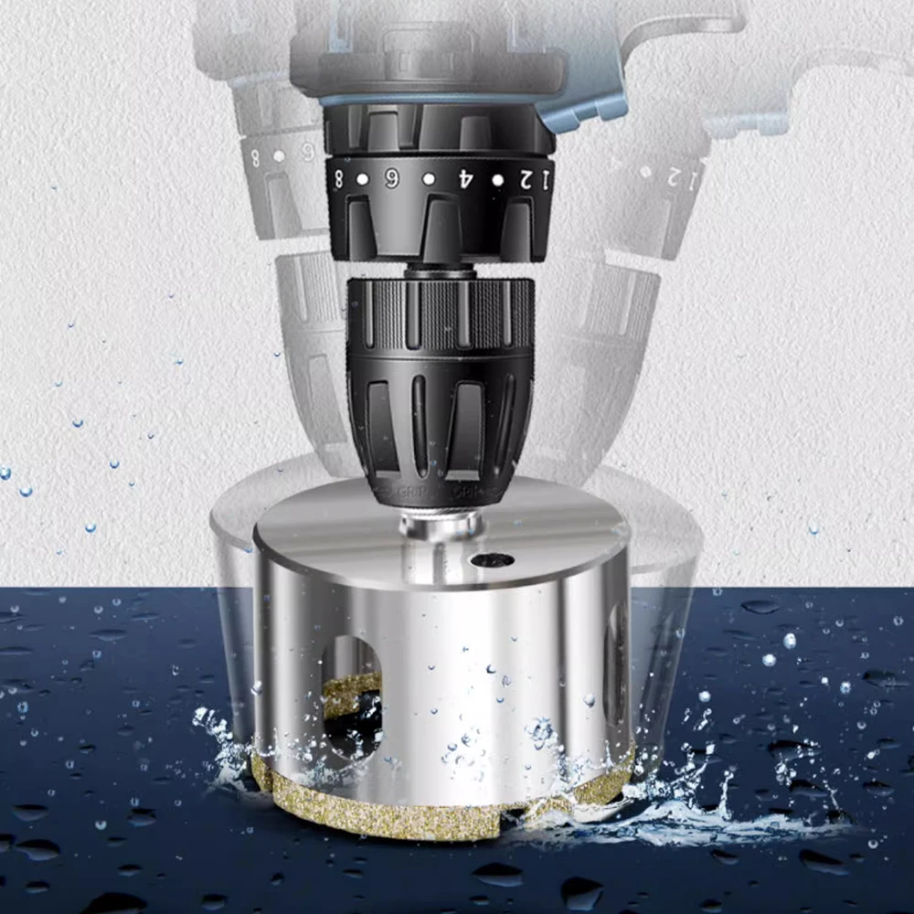 

3-200mm Glass Hole Saw Diamond Coated Drill Bits Drilling Crown for Tile Marble Ceramic Power Marble And Ceramic Opening Tool