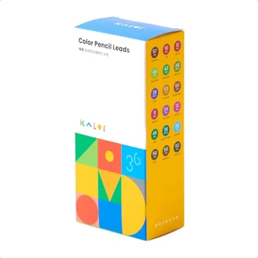 

KALOR Mechanical Pencil Refills 36 Color Set 72 Pieces
