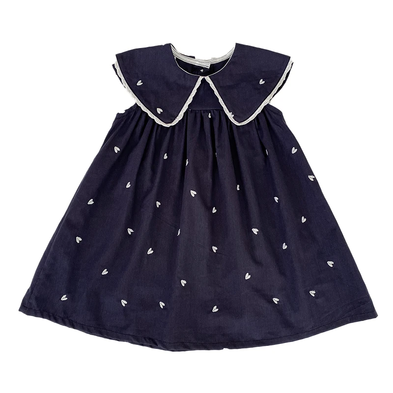 2026 Sommer-Schwesterkleidung 0-24M Baby Mädchen Ärmellose Baumwoll-Stickerei Baby Bodysuit 2-6 Jahre Süße Partykleider für Kinder – Detail 28