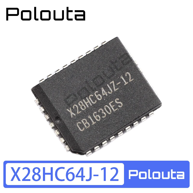 2 Pcs Polouta X28HC64J-12 X28HC64JI-12 PLCC32 64k EEPROM IC Chip DIY Akustische Komponenten Kits Arduino Nano Integrated Circuit