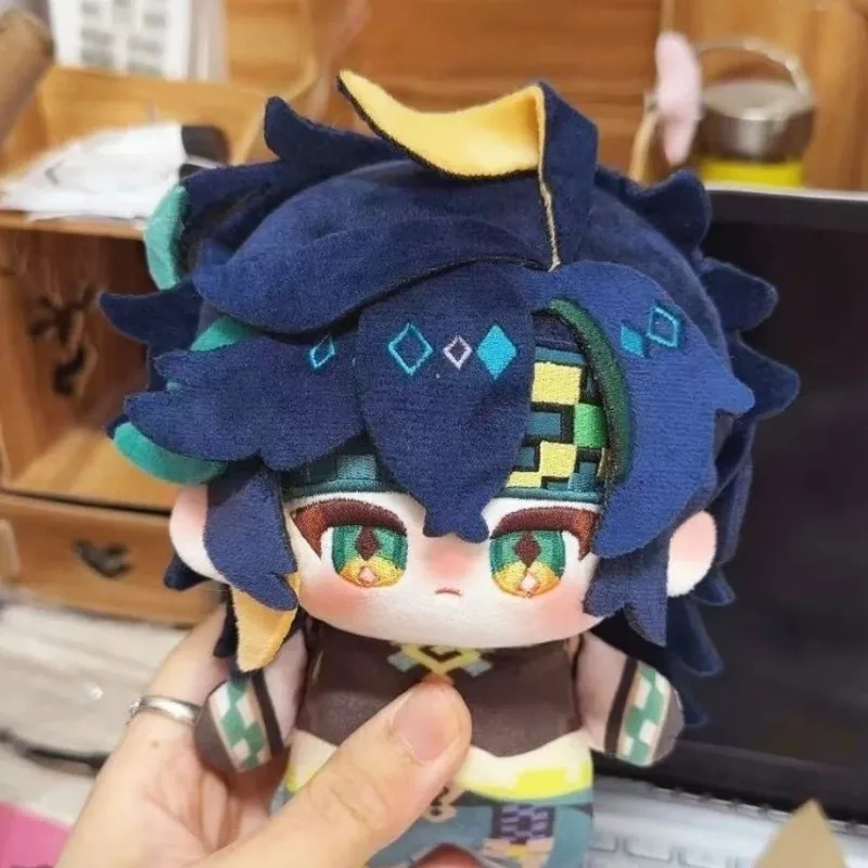 

10 см аниме-игра Genshin Impact Kinich Kawaii, хлопковая кукла для косплея NuNu, мультяшный мини-мягкий плюшевый брелок, игрушечные фигурки, подарок