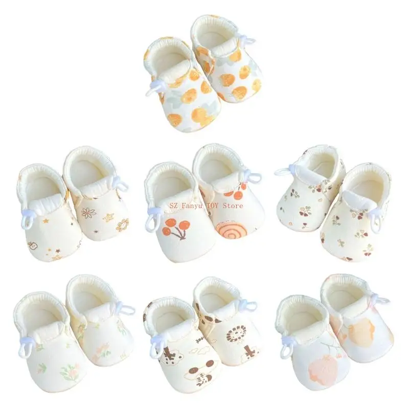 

96GC Baby First Walkers Cotton Shoes Soft Soles Not Slip Designs Multiple Color Option