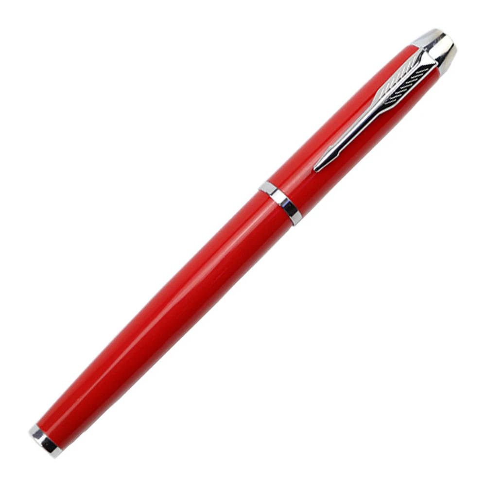 1 + 4 Stücke Büro Schule Kugelschreiber Metallstift Luxus Metall Gelstifte & Minen Set Geschenk 0,5mm Blau Schwarz Tintenroller – Detail 7