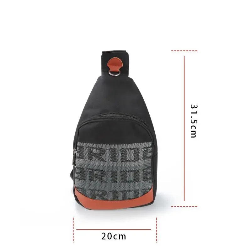 General Motors canvas backpack JDM racing seat belt fabric BRIDE backpack TA bridal backpack shoulder strap