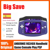 ANBERNIC RG34XX Retro Handheld Game Console, 3.4-inch IPS Display,  Linux, GBA, Bluetooth, HD TV Output, Video Game Player