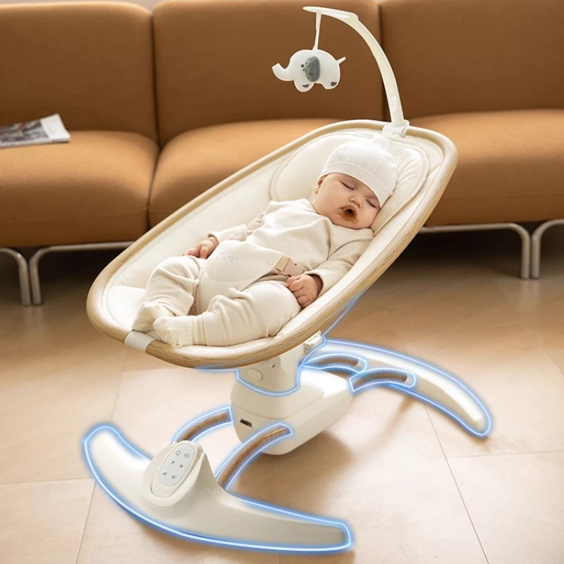 Baby Swings for Infants,Bluetooth Infant Swing with Music Speaker,Remote Control-Portable Baby Rocking Chairs for Indoor Outdoor