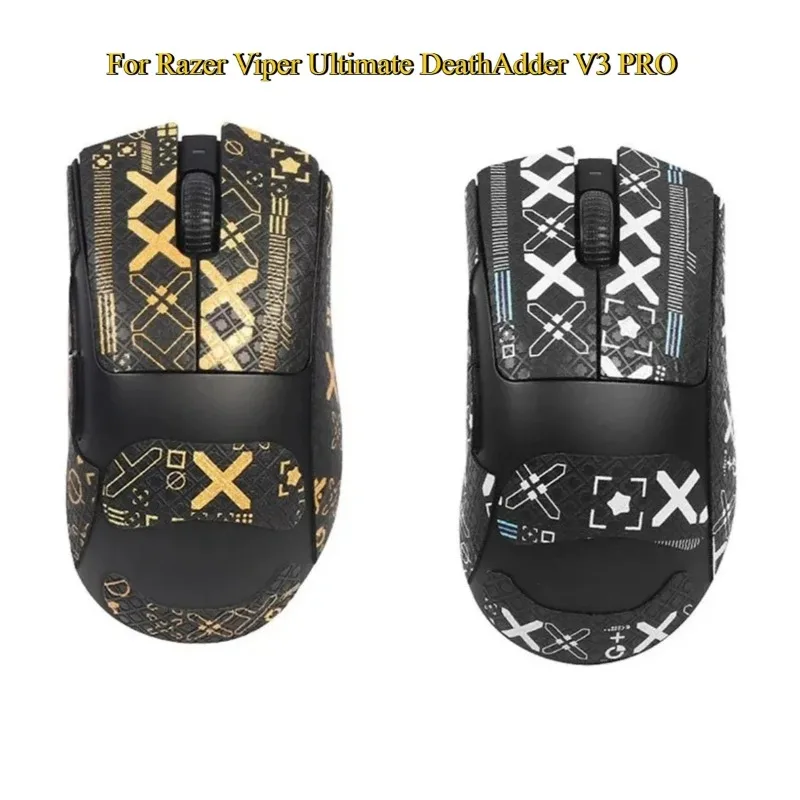 Anti-Slip Handmade Mouse Grip Stickers， Superior Control for  DeathAdder V3 PRO Gamers