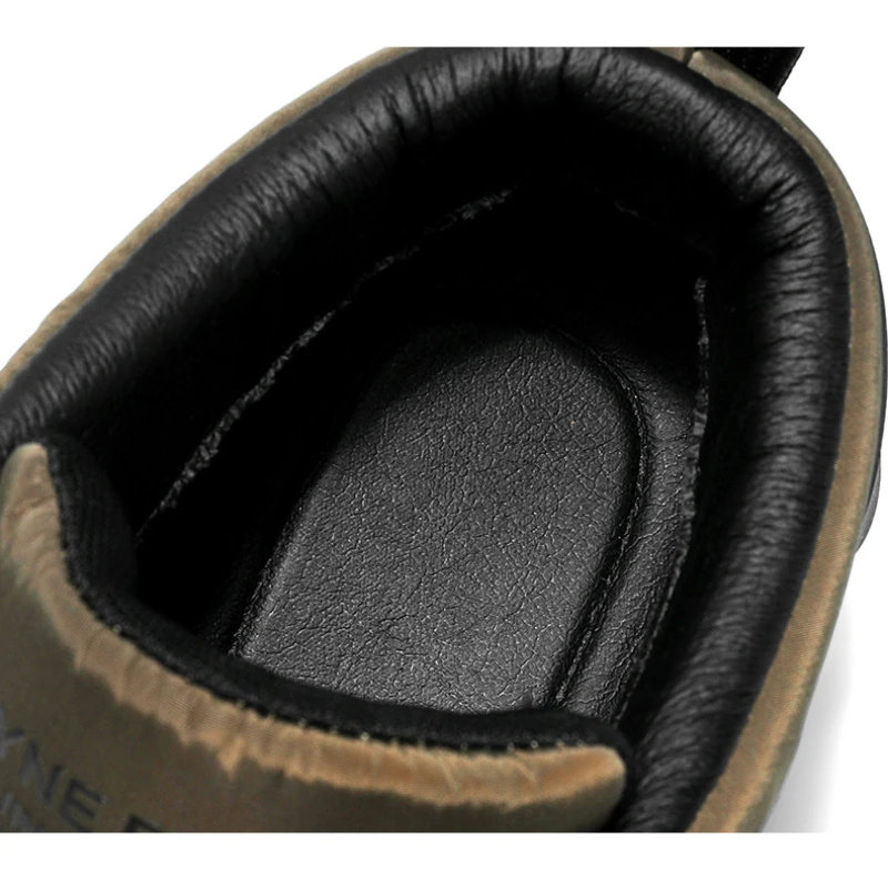 Down Cloth Casual Sneaker Shoes for Men Winter Warm Leisure Sports Leisure Men\'s Loafers Non-Slip Fashion High-top Men Shoes