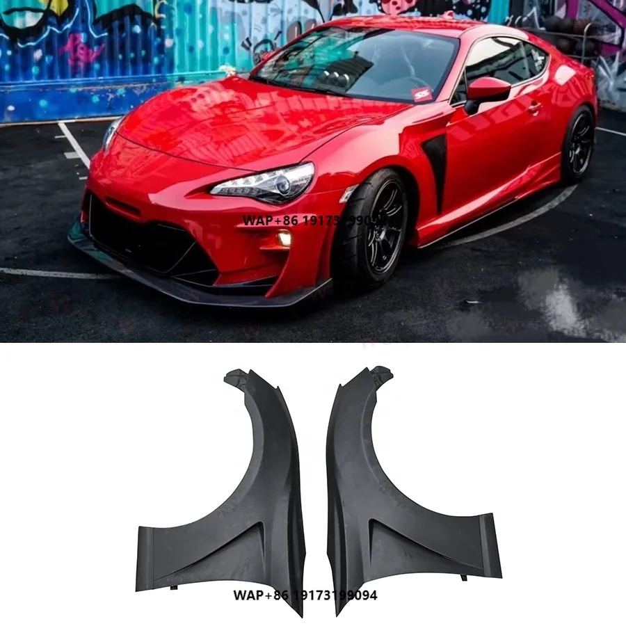 

Carbon Fiber Front Fender for-Toyota GT86 SUBARU BRZ 2013-2019 Front Bumper Side Fender Air Vents Replacement Body Kit
