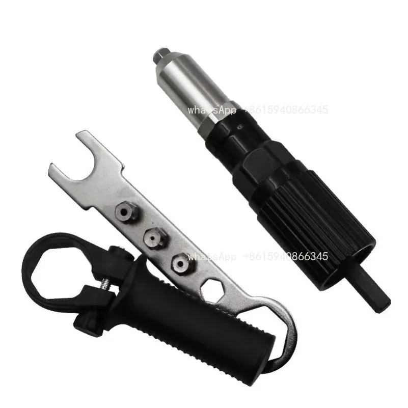 Electric rivet gun conversion head  head pull d grab hand electric drill change rivet gun adapter