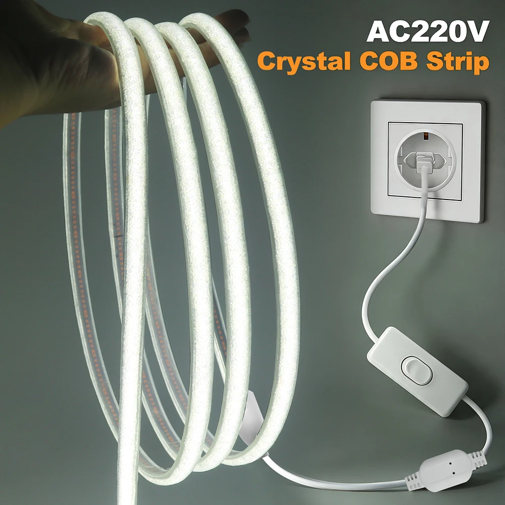 Decor Lighting Uk - Crystal Type COB Neon Strip Rope