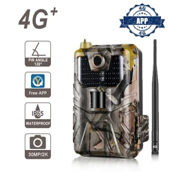 HC900PRO-4K/2K Live Video APP Trail Camera Cloud Service 4G Cellular 30MP Live Stream Media Hunting Cameras Night Vision