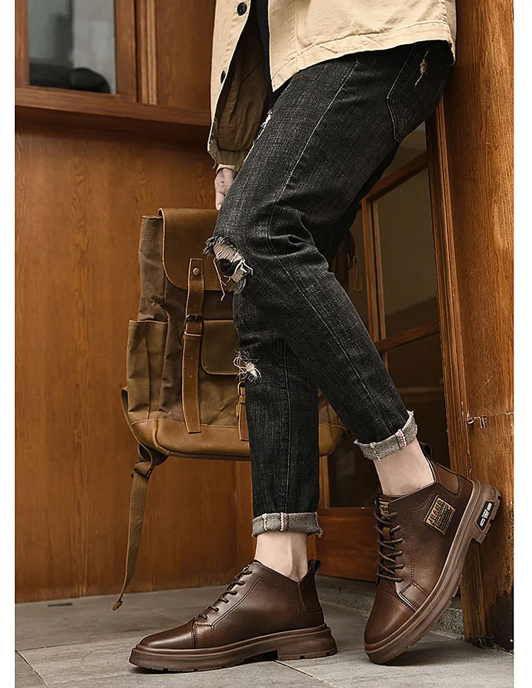 Best selling Mens Heightincreasing Shoes Low heel Durable Increase Height by7 Centimeters Waterproof Upper Antislip  Comfortable