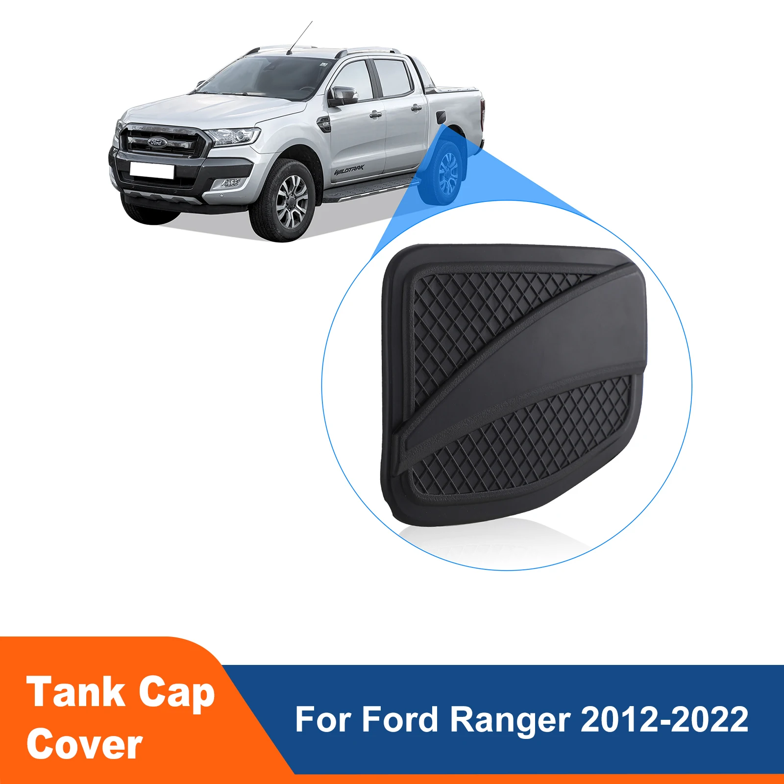 

Внешняя крышка топливного бака автомобиля, защитная накладка для бензина для Ford Ranger 2012-2022 PX PX2 PX3 Wildtrak XLT XLS XL Limited T6 T7 T8