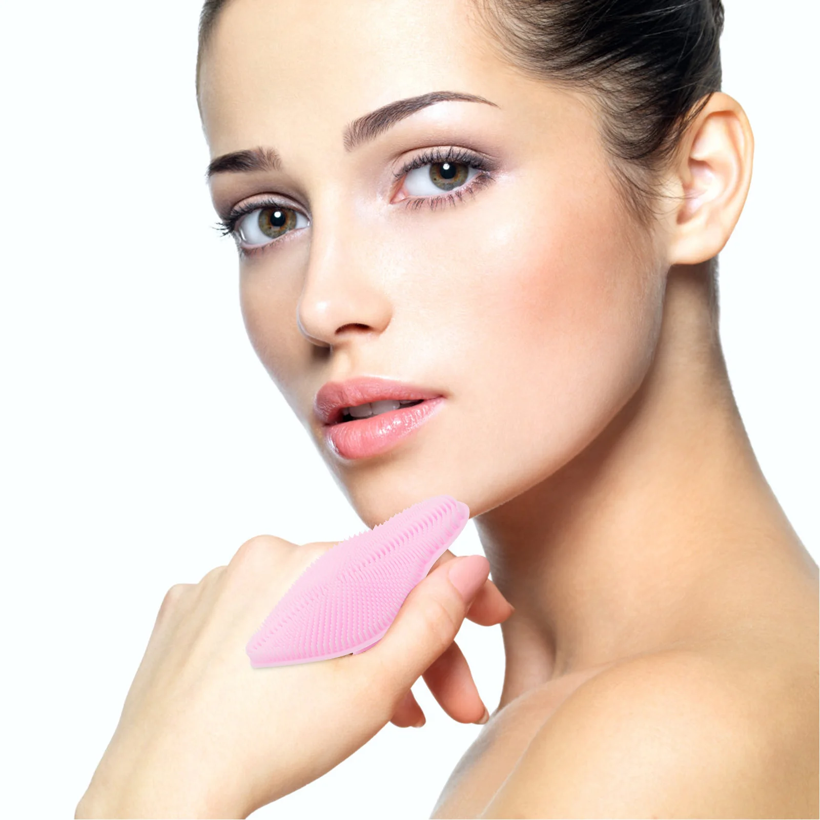 Silicone Facial Brush Gentle Massage Stimulating Cleanser Exfoliator for Men Women Daily Use Face Scrubber Men