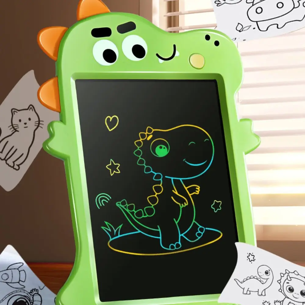 Planche à dessin LCD dinosaure, bloc-notes effaçable coloré, bouton effaçable, tableau d'écriture électronique Durable pour enfants