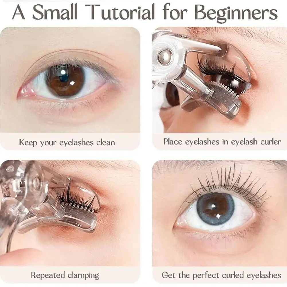 Segmentierter Teilwimpern-Lockenwickler, dauerhafte Formung, Detail, Lockenkamm, Zähne, Clip, Make-up-Zubehör, Werkzeug, passend für alle Wimpernformen