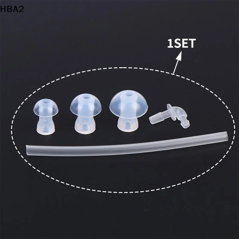 【H】20Pcs Hearing Aid Ear Tips Silicone Earplug Domes For BTE,ITE And Pocket Hearing Aids Ear Bud Replacements