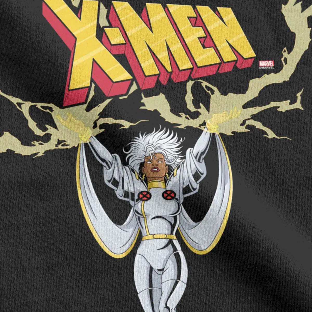 Men Women Marvel X-Men Storm Anime T Shirt Disney Cotton Tops Leisure Short Sleeve Crewneck Tees Gift Idea T-Shirts